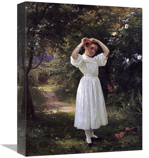 Global Gallery GCS-281779-16-142 16 in. The Flower Girl Art Print - Jo