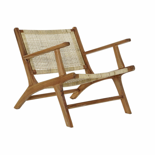 Armchair DKD Home Decor MB-182316 Natural Teak Light brown Rattan (69