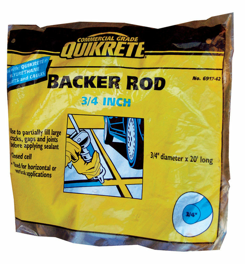 The Quikrete 691742 0.75 in. x 20 ft. Backer Rod