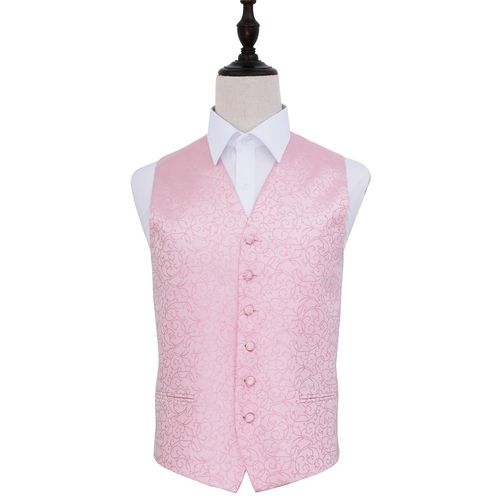 Swirl Waistcoat - Baby Pink, 48'