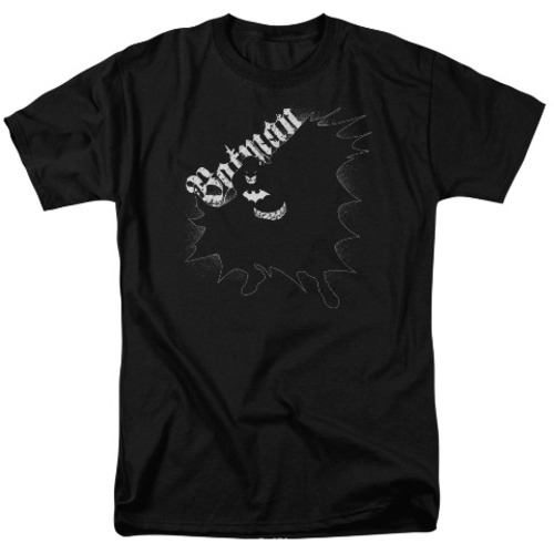 Trevco Batman-Darkness - Short Sleeve Adult 18-1 Tee - Black- Extra La