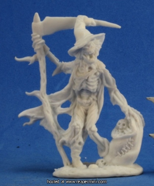 Reaper Miniatures REM77211 25mm Scale Gauntfield, Scarecrow - Bone