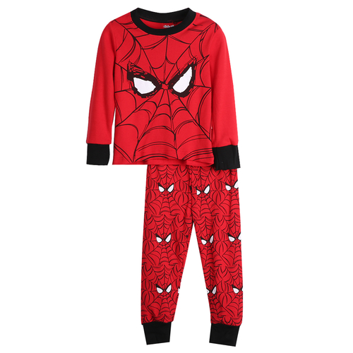 Kid Cartoon HERO Printing Pjs Clothes Set Toddler