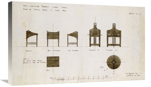 Global Gallery GCS-268270-30-142 30 in. Designs for Writing Desks Art 