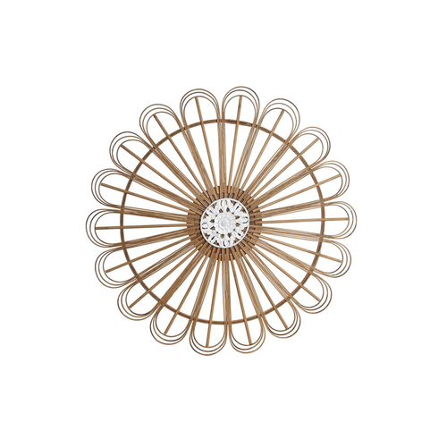 Wall Decoration DKD Home Decor White Brown Natural Urban 70 x 1.5 x 70