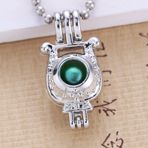 10PCS/Lot Pearls Cage Locket Necklaces Aroma