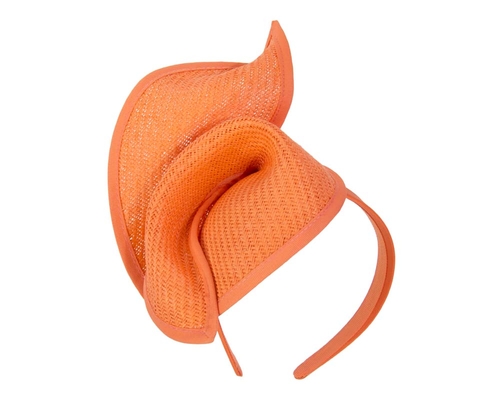 Orange fashion pillbox fascinator hat for races  MA564O