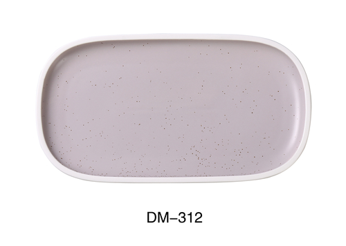 Yanco DM-312 Denmark 12" X 6 1/2" X 7/8" RECTANGULAR PLATE WITH