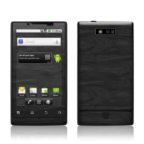 DecalGirl MTPH-BLACKWOOD DecalGirl Motorola Triumph Skin - Black Woodg
