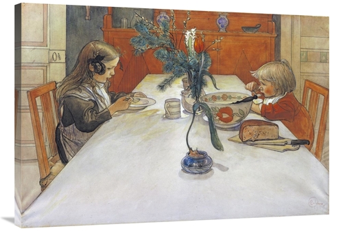 Global Gallery GCS-268225-40-142 40 in. The Evening Meal Art Print - C