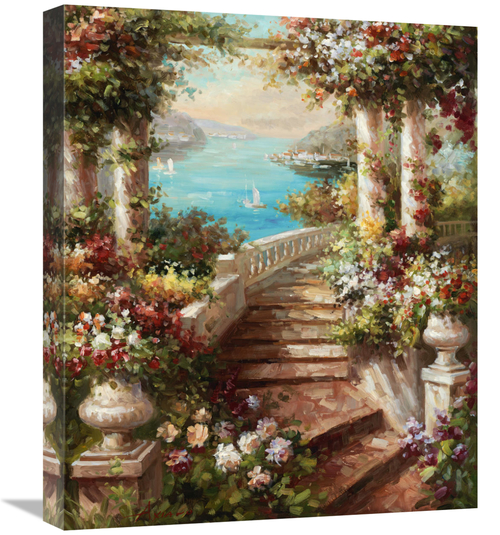 Global Gallery GCS-132552-22-142 22 in. Loggia Fiori Art Print - Axian