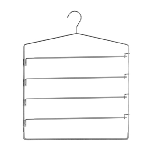 5-in-1 Multiple Trouser Hanger 5five Silver Iron (37 x 44,8 cm)