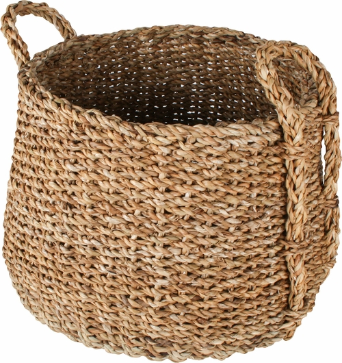 Sea Grass Dim Jhuri Design Basket (Set Of 3)