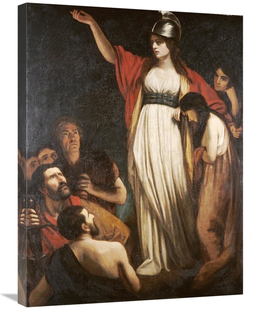 Global Gallery GCS-266958-30-142 30 in. Boadicea Haranguing the Briton