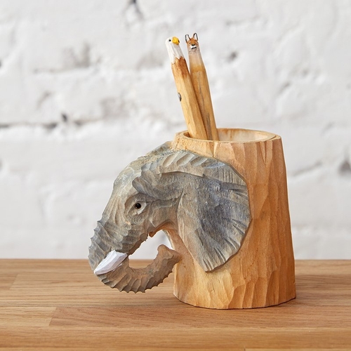 Elephant Desktop Wooden holder