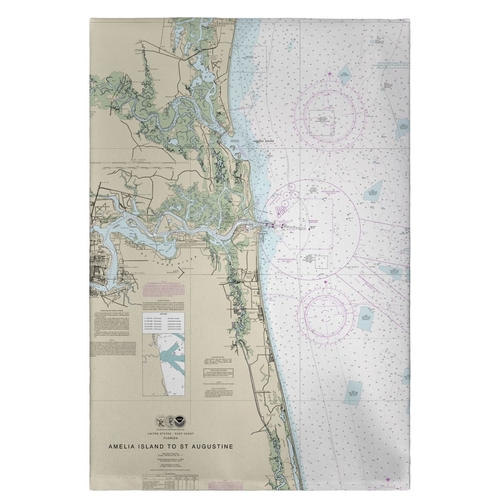 Main Betsy Drake GT11488JB 20 x 20 in. Jacksonville, FL Nautical Map Gu image