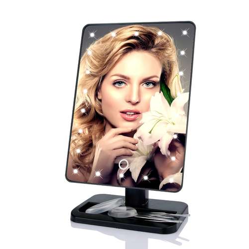 22 LED Lights Touch Screen Makeup Mirror