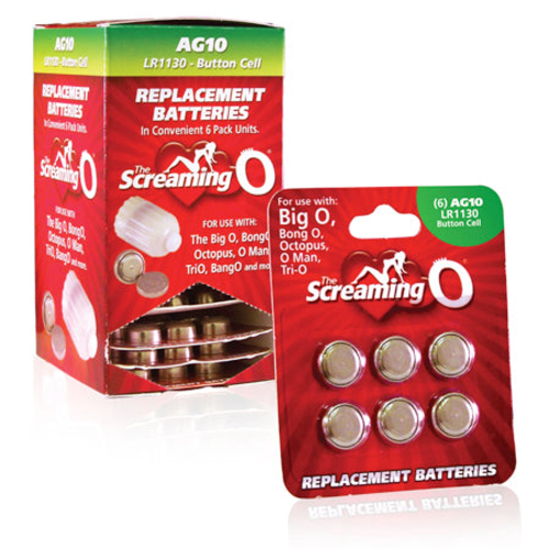 Screaming O AG-10 Batteries (12/Box)