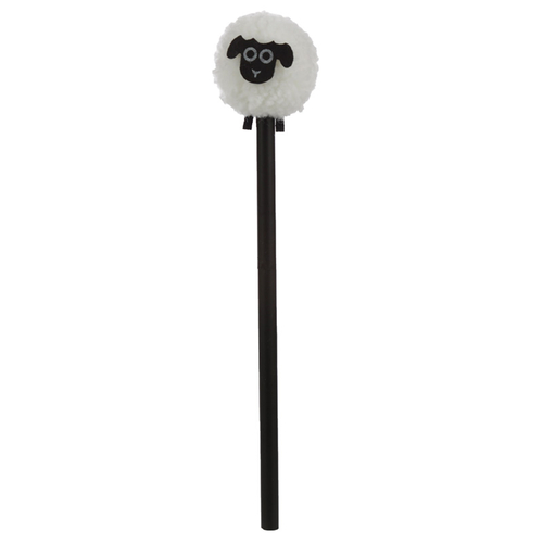 Fun Sheep Pom Pom Pencil with Topper