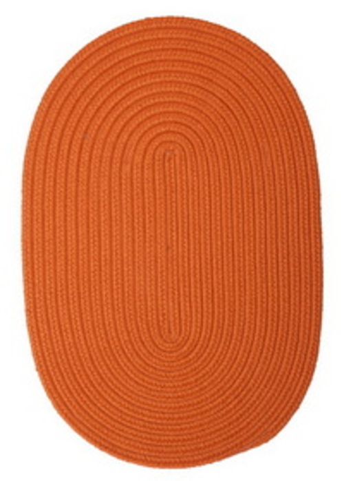 Colonial Mills Rug BR74R048X072 Boca Raton - Rust 4 ft. x 6 ft. Braide