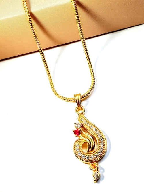 Trendy Most Popular Beautiful Design Chain Golden Plated