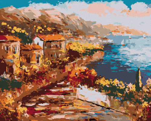 Paint by Numbers - VIEW FROM THE GREEK HARBOUR