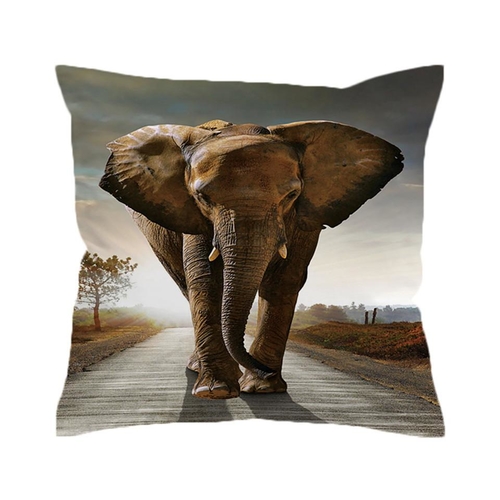 Main Elephant Cushion Cover Indian Pillow Case Home image