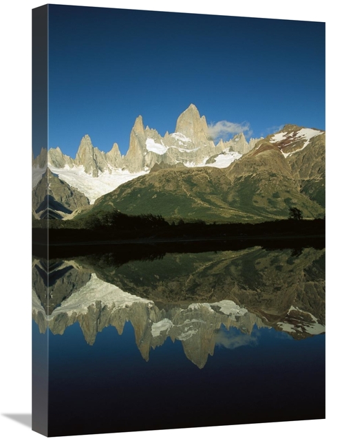 Global Gallery GCS-453412-1624-142 16 x 24 in. Mt Fitzroy Reflected in