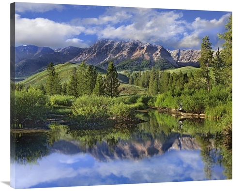 Global Gallery GCS-396400-40-142 40 in. Easely Peak, Sawtooth Nati