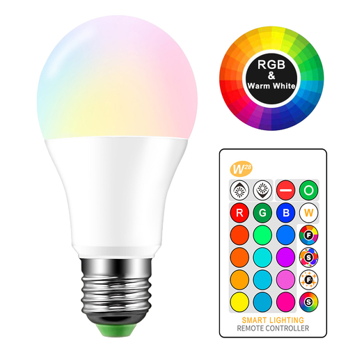 15W RGBW LED Bulb E27 Color Changing Atmosphere