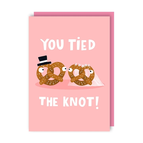 Pretzel Wedding Card (Pack of 6)