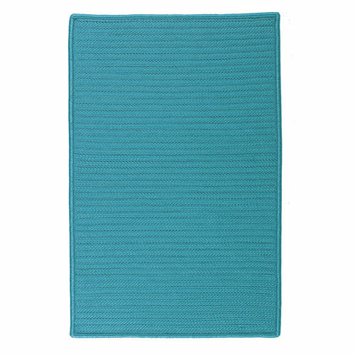 Colonial Mills Rug H049R084X108S Simply Home Solid - Turquoise 7 ft. x