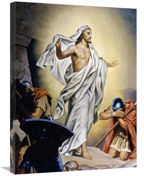 Global Gallery GCS-278004-30-142 30 in. The Resurrection of Jesus Art 