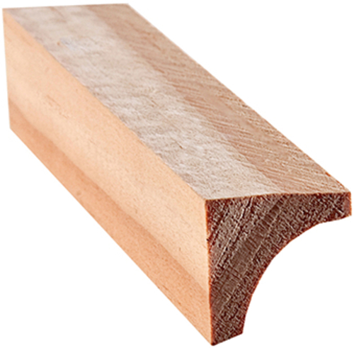 Craftwood 100-S Natural Cove Moulding - 0.69 x 0.69 in. x 8 ft. - Pack