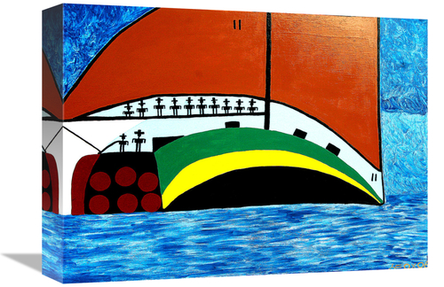 Global Gallery GCS-479468-1216-142 12 x 16 in. Regatta Sail Art Print 