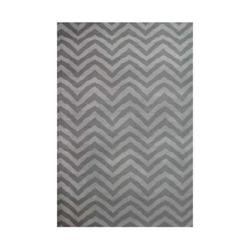 Newport Grey Chevron Rug