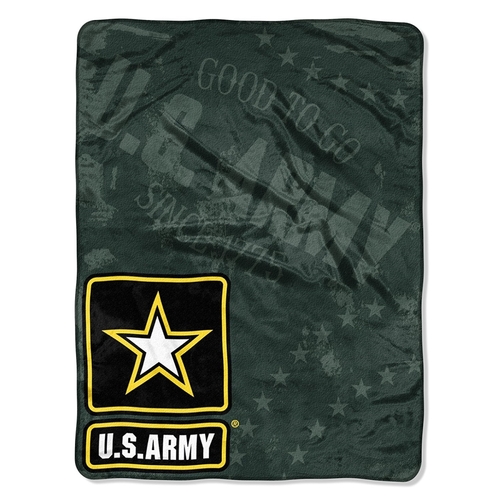 US Army Blanket 46x60 Micro Raschel Good To Go Design