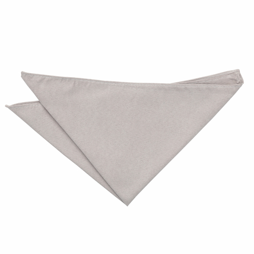 Suede Pocket Square - Dove Grey
