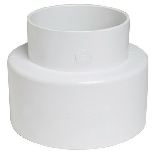 Plastic Trends P754 4 in. Clay Pipe Hub Adapter