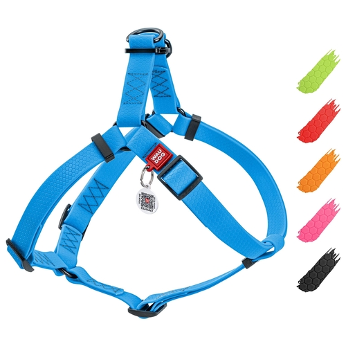 WAUDOG Waterproof Dog Harness   Adjustable Dog Harness for Large Dogs