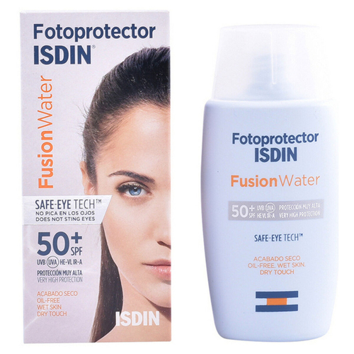 Facial Sun Cream Isdin Fotoprotector Fusion Water Spf 50+ (Unisex) (50