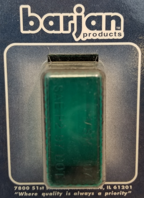 Barjan 049BP10715G Lens Green Mini Rectangular Carded