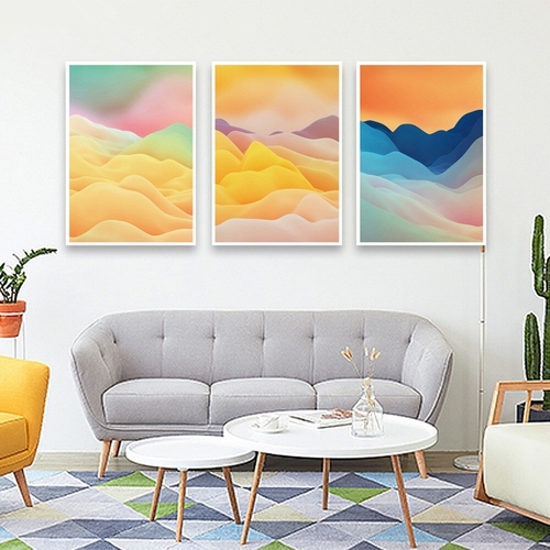 Abstract Poster lines Canvas