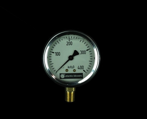 Atlantic Blowers AB-80000 Pressure Gauge, 3 x 3 x 1 in.