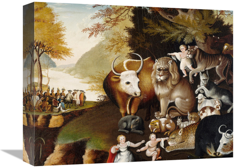 Global Gallery GCS-277965-16-142 16 in. Peaceable Kingdom Art Print - 