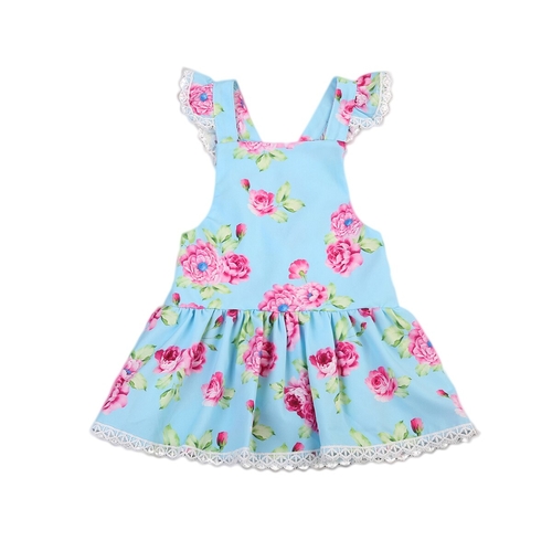 Flower Sleeveless Baby Girl Toddler Dress Lace