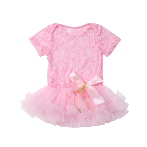 Infant Baby Girl Festival Lace Floral Dress Little