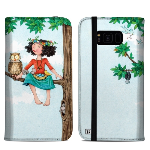 DecalGirl SGS8PFC-NVRALONE Samsung Galaxy S8 Plus Folio Case - Never A