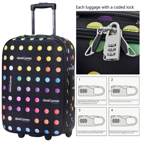 2 PIECE 20 inches carry-on luggage