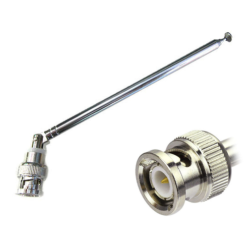 1PC Stainless Steel FM Radio Antenna BNC Connector